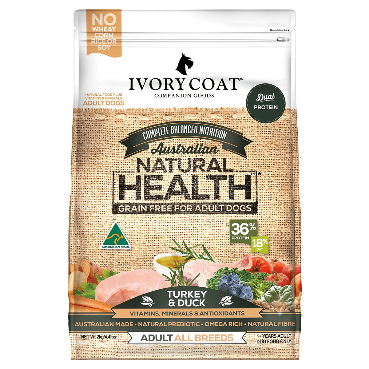 ivory coat dog food ingredients