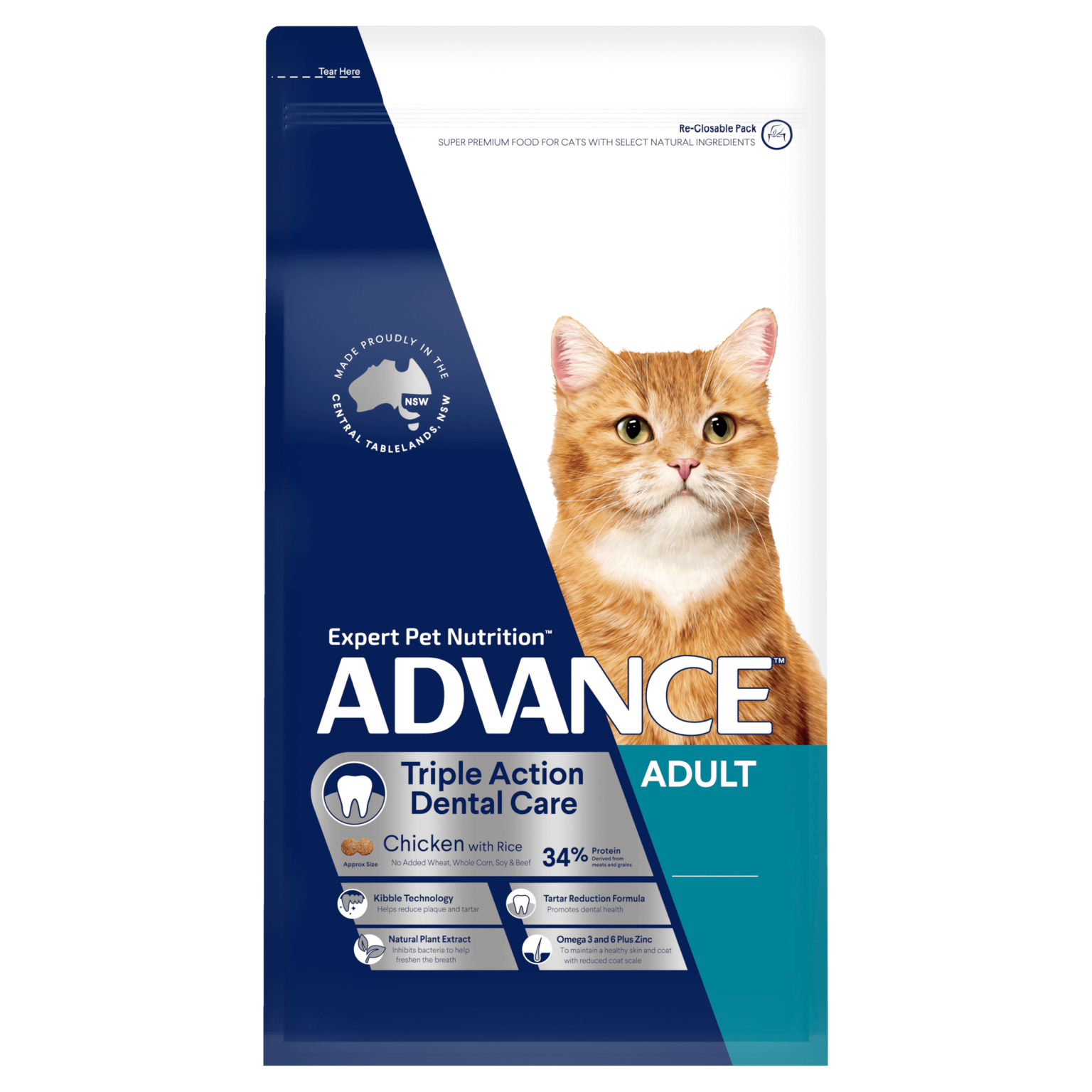 Advance - Adult Cat - Triple Action Dental Care - Agline