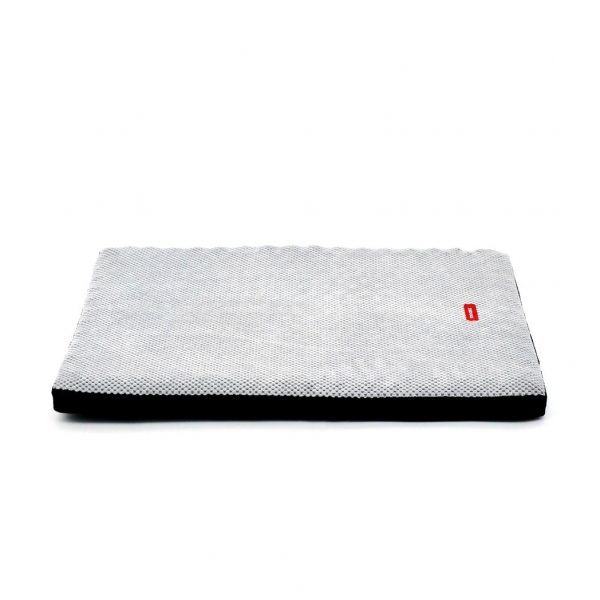 grey plush pillow