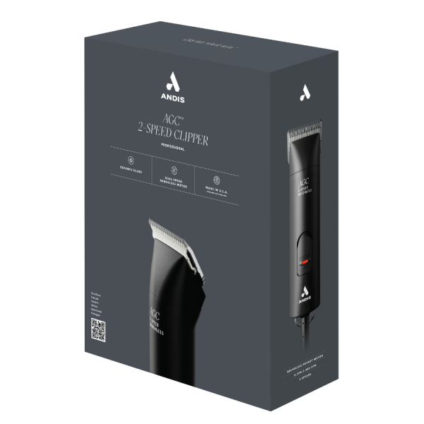 Andis - AGC - 2-Speed Clipper - Black - Image 2