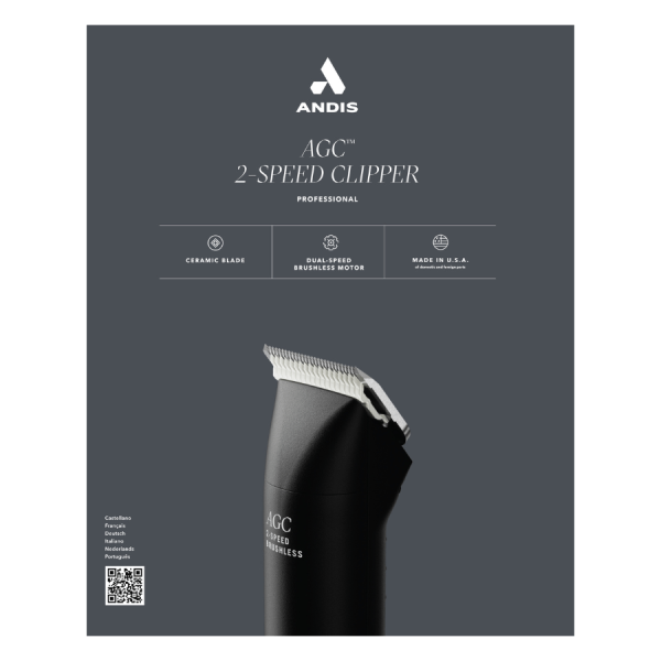 Andis - AGC - 2-Speed Clipper - Black