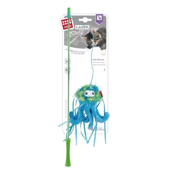 GiGwi - Laser Teaser Wand - Jelly Fish