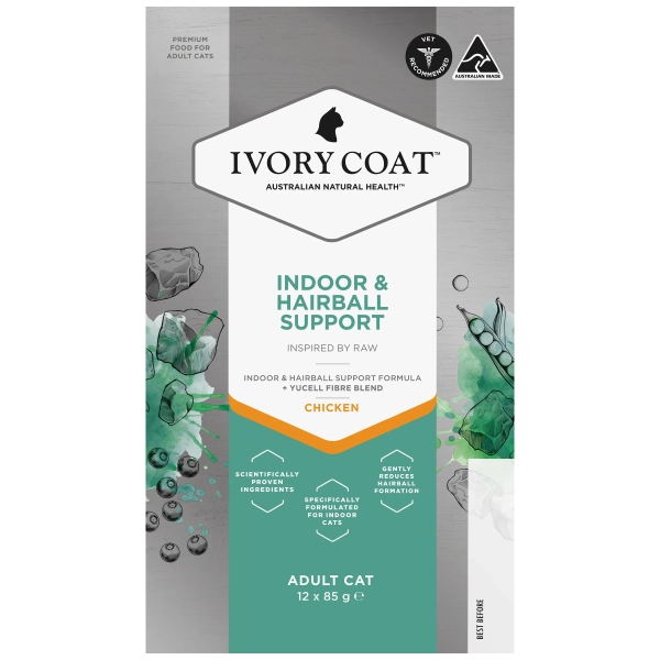 Ivory Coat - Adult Cat - Wet Food Trays - Inspired By Raw - Indoor & Hairball Support - Image 2