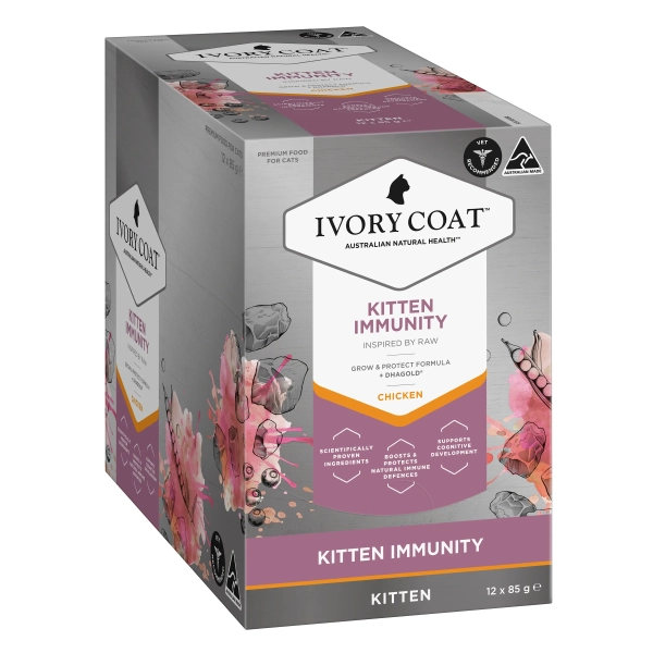 Ivory Coat - Kitten - Wet Food Trays - Inspired By Raw - Kitten Immunity