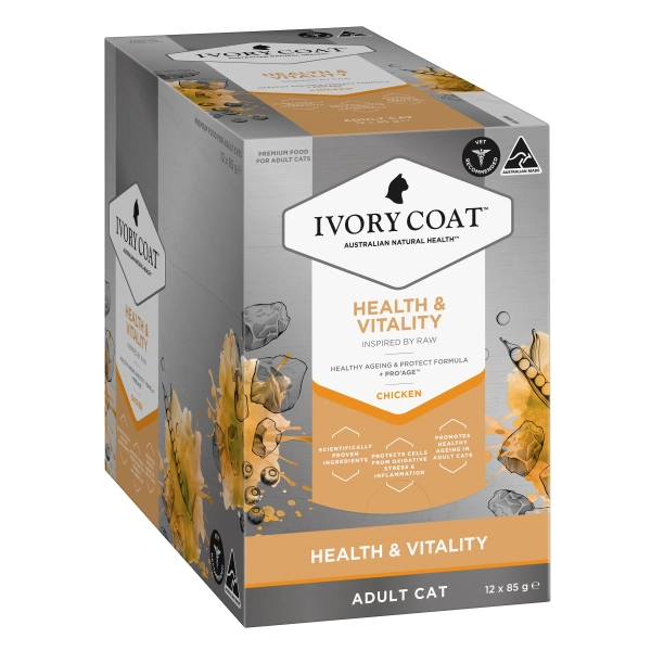 Ivory Coat - Adult Cat - Wet Food Trays - Inspired By Raw - Health & Vitality