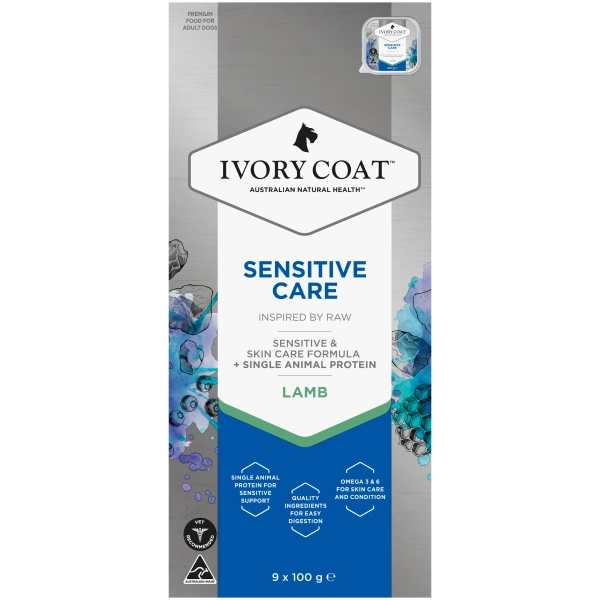 Ivory Coat - Wet Food Trays - Adult Dog - Inspired By Raw - Sensitive Care - Image 2