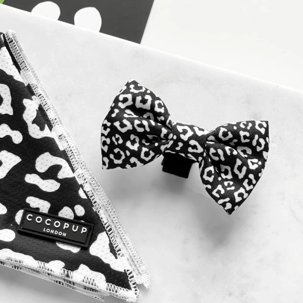 Cocopup London - Bow Tie - Black Leopard - Image 2