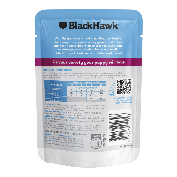 Black Hawk - Wet Food Pouches - Puppy - Image 13