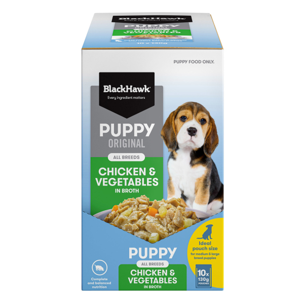 Black Hawk - Wet Food Pouches - Puppy