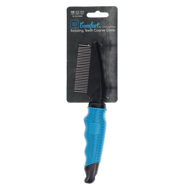 ZeeZ - Comfort - Rotating Teeth Coarse Comb