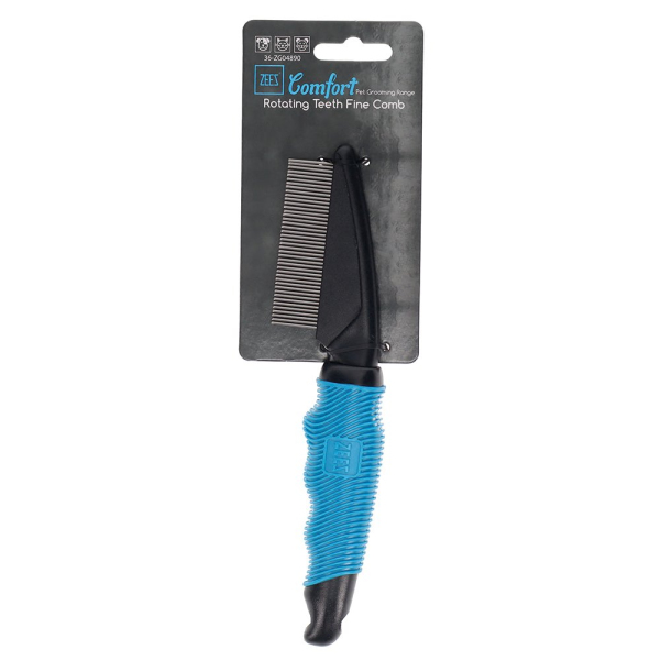 ZeeZ - Comfort - Rotating Teeth Fine Comb