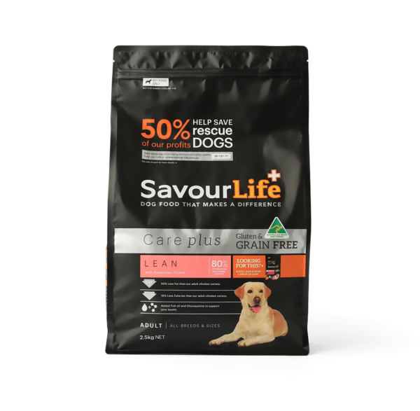 SavourLife - Adult Dog - Care plus - GRAIN FREE - Lean with Australian Turkey - Image 2