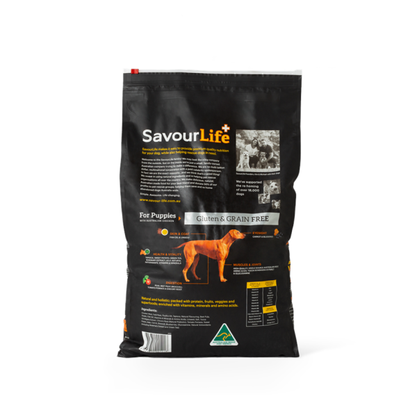 SavourLife - For Puppies - GRAIN FREE - Australian Chicken - Image 3