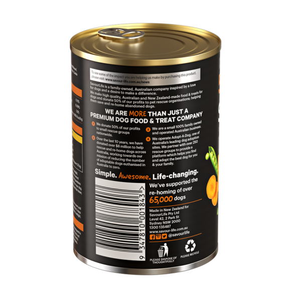 SavourLife - Wet Food Tins - Adult Dog - GRAIN FREE - Image 3