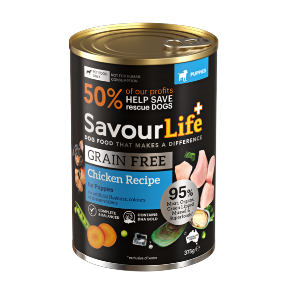 SavourLife - Wet Food Tins - Puppy - GRAIN FREE - Image 2