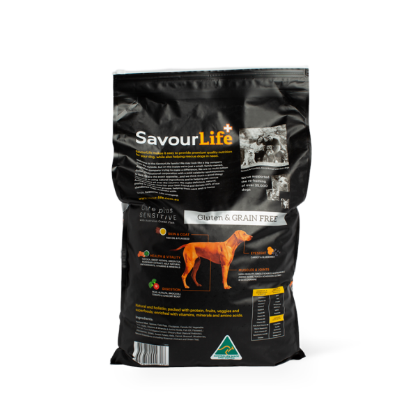 SavourLife - Adult Dog - Care plus - GRAIN FREE - Sensitive with Australian Ocean Fish - Image 3